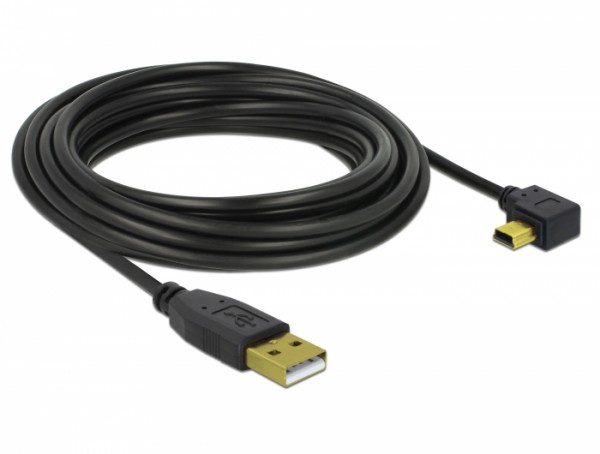 USB kabel haaks 5m voor Blaupunkt Travelpilot 50 Pro CE