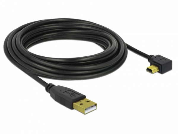 USB kabel haaks 5m voor Mini-USB  Navigatie