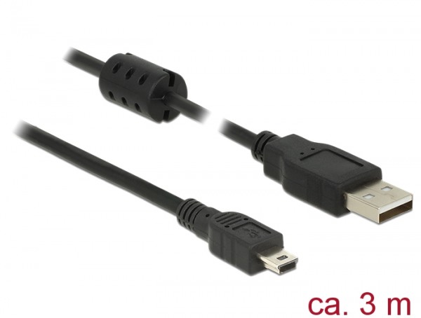 USB kabel 3m voor Navigon 70 Plus 