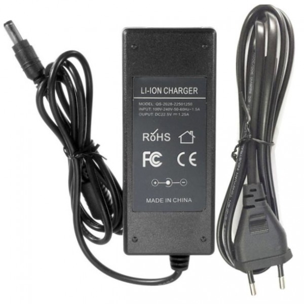 AC Adapter lader voor iRobot Roomba 4230 met 230V input en output 22,5V, 1,25A