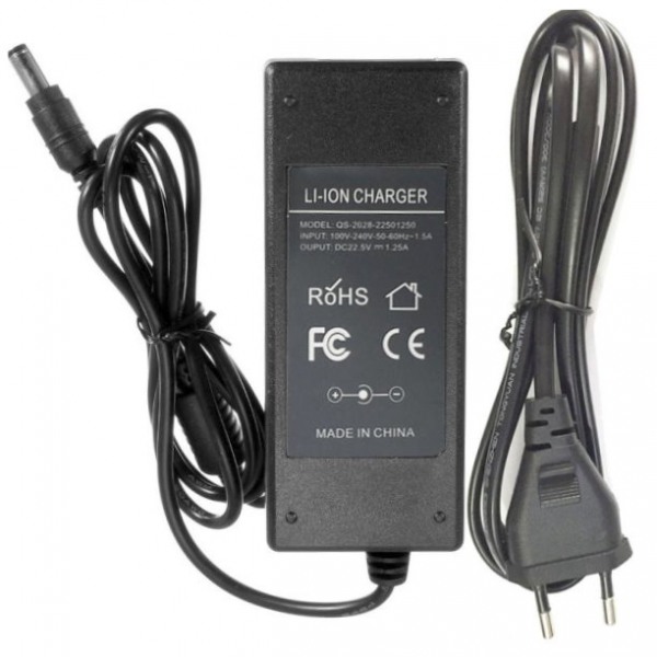 AC Adapter lader voor iRobot Roomba 530 met 230V input en output 22,5V, 1,25A