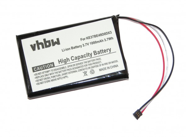 Batterij vr. Garmin nüvi 2495LMT