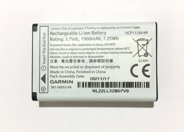 361-00053-04 Garmin Batterij 